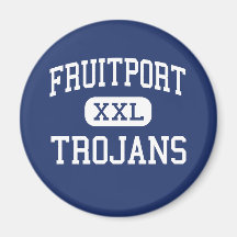 Fruitport Trojans Middle Fruitport Michigan Refrigerator Magnet