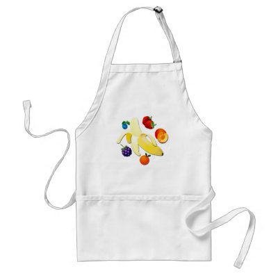 FRUITS AND CITRUS APRON by dgpaulart