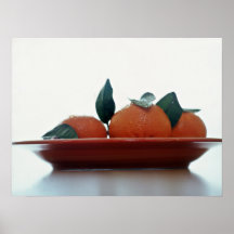 Fruits délicieux de mandarine dans une cuvette posters