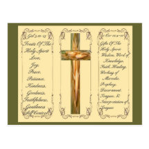 Fruits & Gifts Of The Holy Spirit Post Card