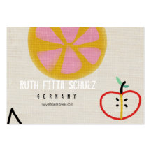 Fruits Juicy Sweet Orange Apple Business Card