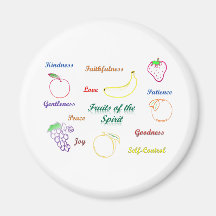 Fruits of the Spirit Fridge Magnet