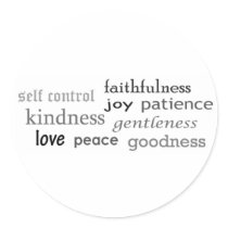 Fruits of the Spirit, Galatians 5:22-23 Stickers