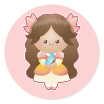 Fruits of the Spirit: Gentleness Round Stickers