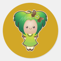 Fruits of the Spirit: Patience Round Stickers