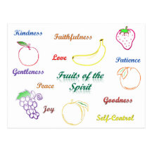 Fruits of the Spirit Post Card