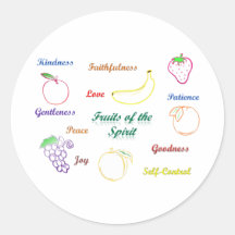 Fruits of the Spirit Sticker