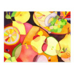 Fruity Fruits: Recipe Cards Post Card
