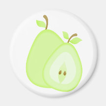 Fruity pear magnets