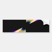 Fruity Rainbow Twirl Bumper Stickers