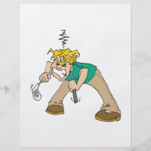 Frustrated Golfer Full Color Flyer