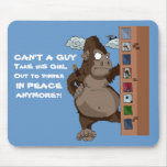 Frustrated Gorilla King Mouse Mat Mousepads