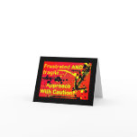 Frustrated greetings card