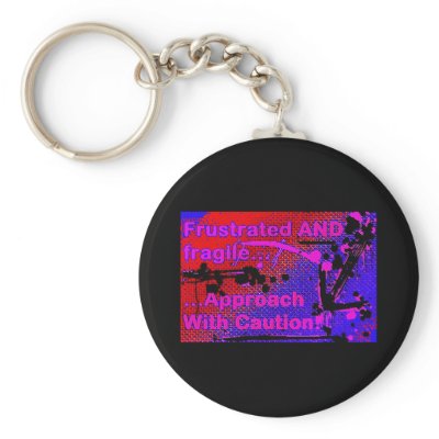 frustrated logo keychain by TandyParker