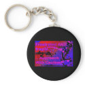 frustrated logo keychain