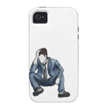 Frustrated Man iPhone 4/4S Cases