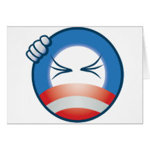 Frustrated “O” Face Greeting Card