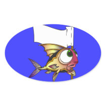 Fsh Surrenders Oval Sticker