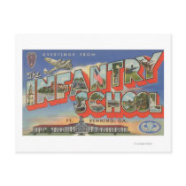 Ft. Benning, Georgia - Infantry School Post Card
