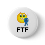 FTF First to Find Ribbon Geocaching Swag Pin