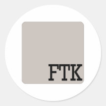 FTK ADHÉSIF ROND
