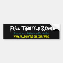 FTR STICKER BUMPER STICKERS