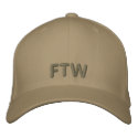 FTW embroidered hats
