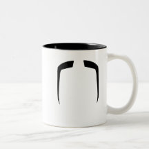 Fu Manchu Moustache Mugs