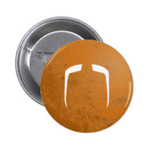 Fu Manchu Moustache Pins
