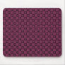 Fuchsia Funky Circles Mousepad