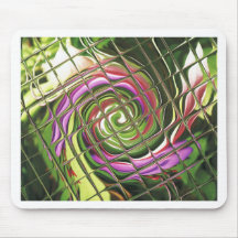 Fuchsia 'Golden Eden Lady' Mouse Pads