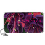 Fuchsia pourpre de passion haut-parleurs ordinateur portable