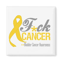 Fuck Bladder Cancer Refrigerator Magnet