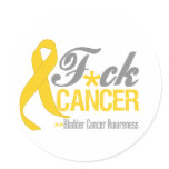 Fuck Bladder Cancer Sticker
