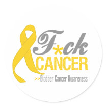 Fuck Bladder Cancer Sticker