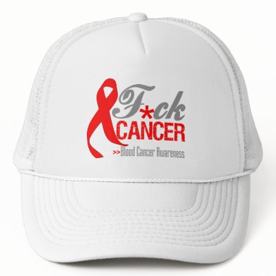 Fuck Blood Cancer Mesh Hat by cancerapparel
