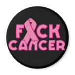 Fuck Breast Cancer Fridge Magnets