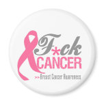Fuck Breast Cancer magnets