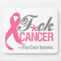 Fuck Breast Cancer Mouse Pads