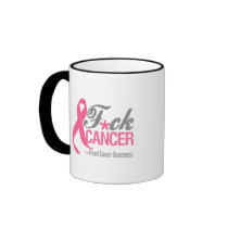 Fuck Breast Cancer Coffee Mugs