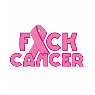 Fuck Breast Cancer Tee Shirt by BoogieMonst