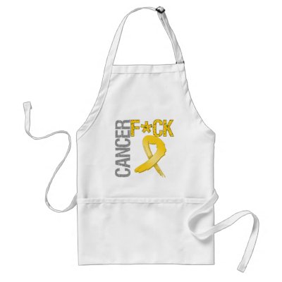Fuck Cancer - Bladder Cancer Aprons by cancerapparel