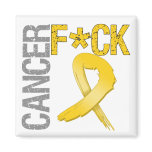 Fuck Cancer - Bladder Cancer Fridge Magnets