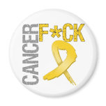 Fuck Cancer - Bladder Cancer Fridge Magnet