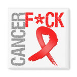 Fuck Cancer - Blood Cancer Refrigerator Magnet