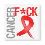 Fuck Cancer - Blood Cancer Refrigerator Magnet