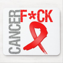 Fuck Cancer - Blood Cancer Mouse Pads
