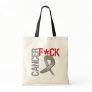 Fuck Cancer - Brain Cancer Tote Bag