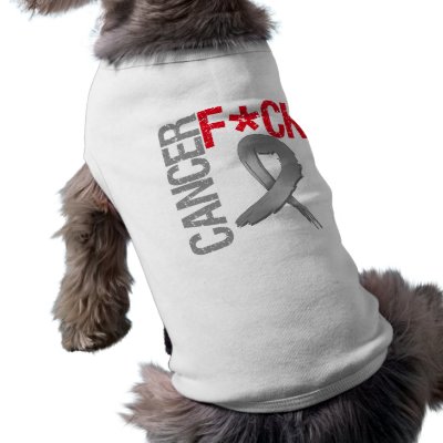 Fuck Cancer - Brain Cancer by cancerapparel