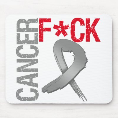 Fuck Cancer - Brain Cancer by cancerapparel